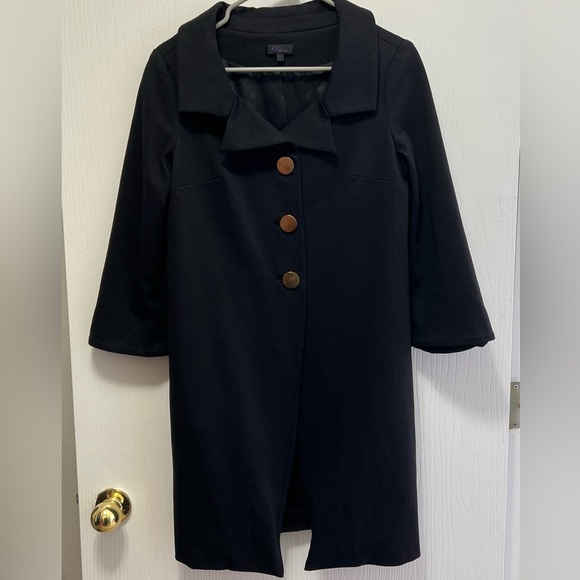 Women’s Privee Black Jacket/Coat Size Large - Picture 1 of 3